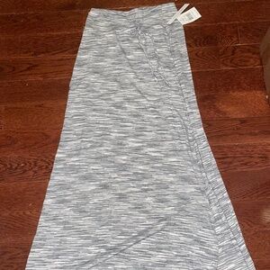 JB Joe B Joe Ben Basset Long tie skirt grey/white women’s size xs